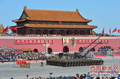 2015年9月3日，中国人民抗日战争暨世界反法西斯战争胜利70周年纪念大会在北京隆重举行。（图片来源：新华社）